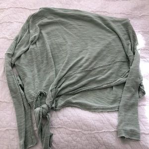 Off the shoulder free people top